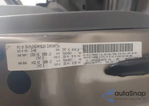 2006 Jeep Grand Cherokee Limited from USA, damaged, VIN 1J8HR58N16C300796